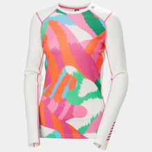 Load image into Gallery viewer, Helly Hansen Women&#39;s Lifa Merino Midweight Graphic Crew
