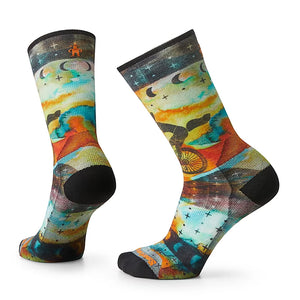 Smartwool Women's Bike Zero Cushion Celestial Print Crew Socks