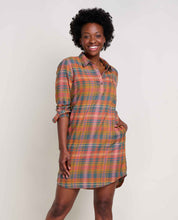 Load image into Gallery viewer, Toad&amp;Co Women&#39;s Re-Form Popover Long Sleeve Dress
