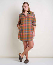 Load image into Gallery viewer, Toad&amp;Co Women&#39;s Re-Form Popover Long Sleeve Dress
