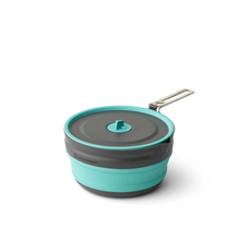 Load image into Gallery viewer, Sea to Summit Frontier UL Collapsible Pouring Pot 2.2L Aqua Sea Blue
