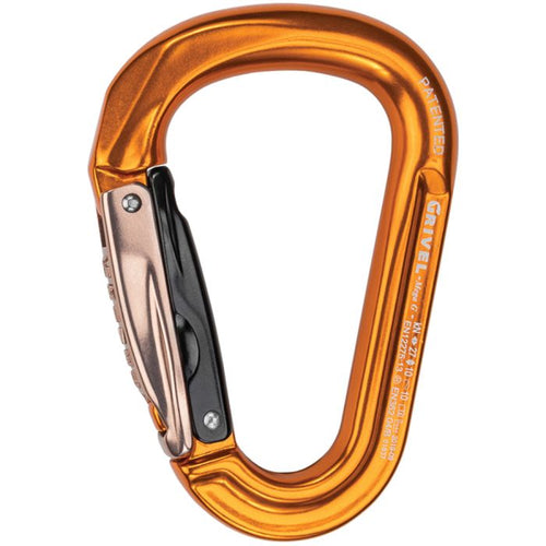 GRIVEL MEGA HMS 2.0 TWIN GATE CARABINER GOLD