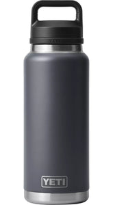 YETI Rambler 46 oz Bottle, with Chug Cap, Black - Free Shipping 