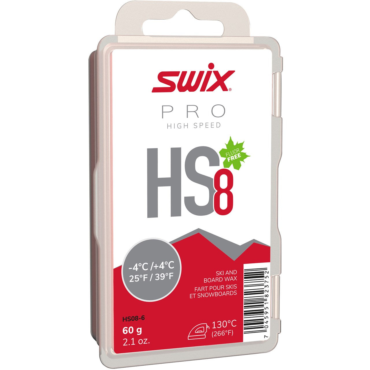 Swix HS8 Red 60g -4C/+4C – Down Wind Sports