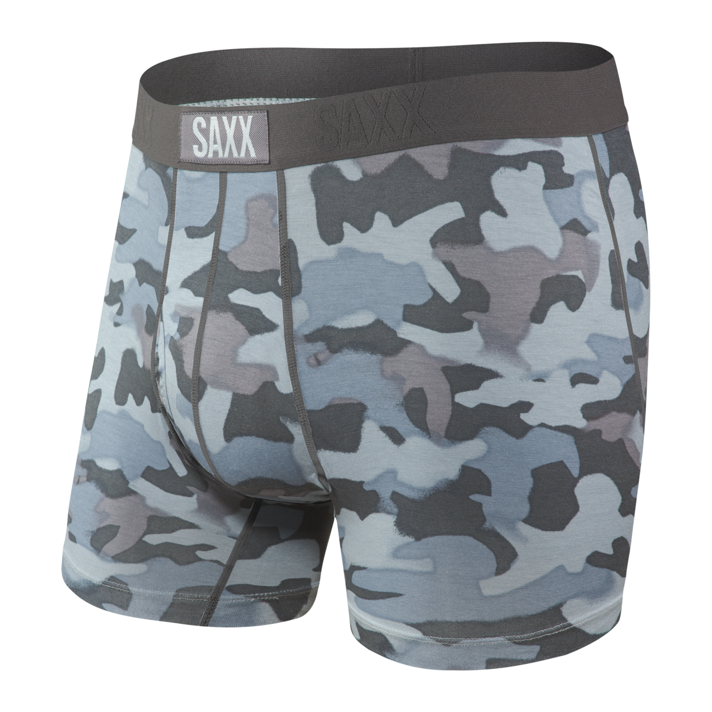 SAXX Underwear - ULTRA Boxer Brief Fly - Grey banner stripe - Size Small -  for sale online